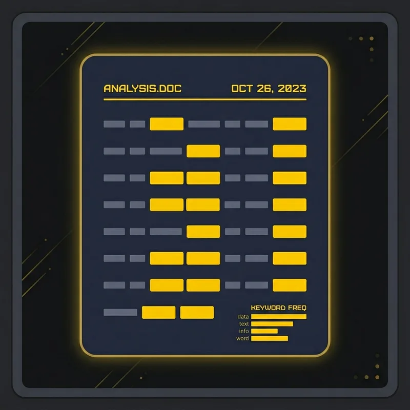 Kelime Yoğunluğu Analizi aracı görseli