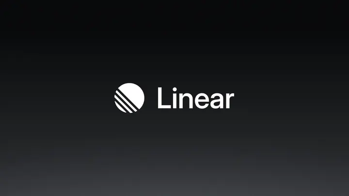Linear web sitesinin koyu tema ve minimal ürün tasarımını gösteren resmi önizleme