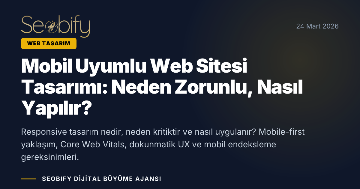 Mobil uyumlu web sitesi tasarımını gösteren, farklı ekran boyutlarında responsive tasarım illüstrasyonu