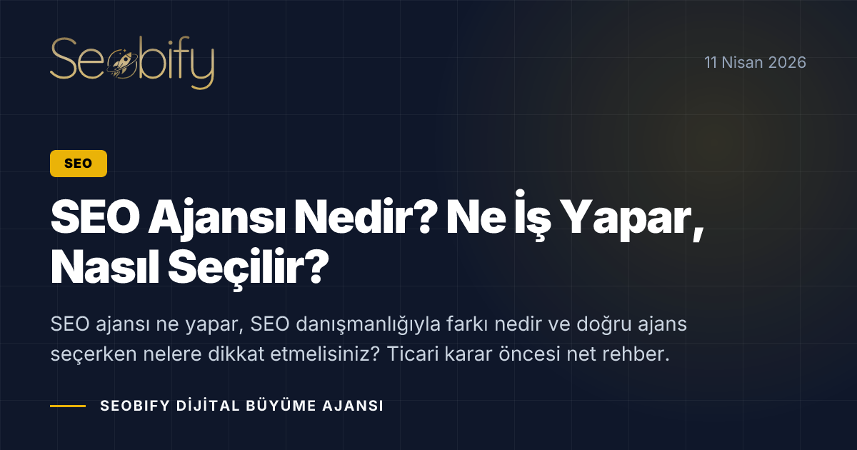 SEO ajansı seçimi, teknik analiz ve içerik stratejisini temsil eden illüstrasyon