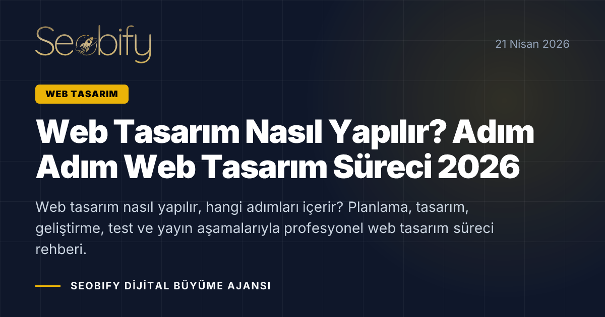 Web tasarım süreci akış şeması ve aşamaları